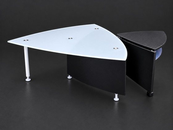 Set LeoLux JOEY coffee table black, Glass, Wood, Transparent (photo 3 of 6)