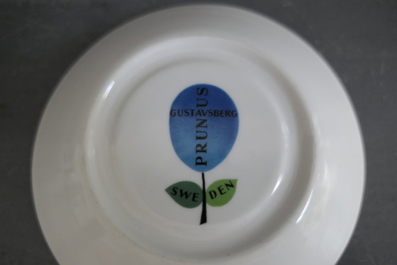 Image 1 of Tasse et soucoupe Gustavsberg vintage Prunus Suède