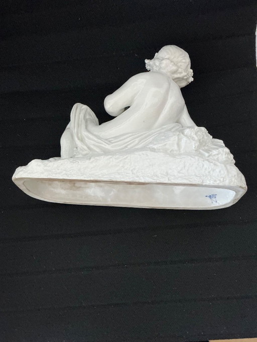 Grote Putti uit ITALI “ Zeldzaam ) …..gemerkt met kroon 