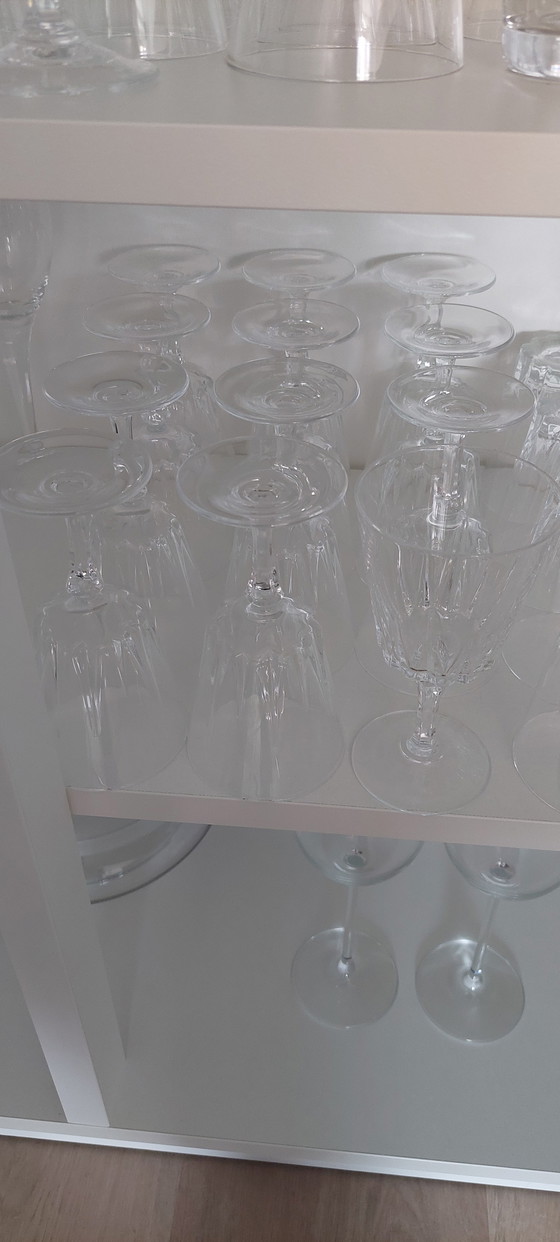 Image 1 of Vintage crystal glass dinnerware