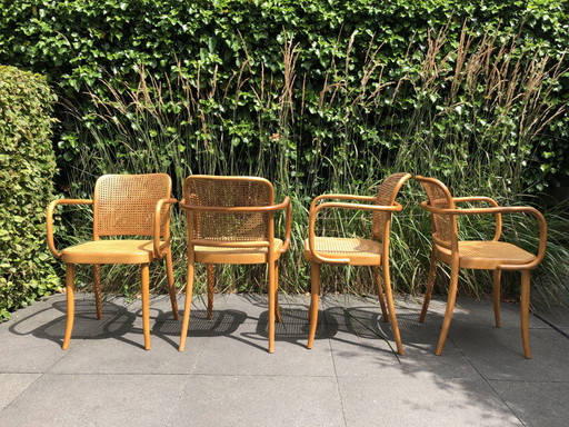 4x Vintage Ligna Thonet Stuhl
