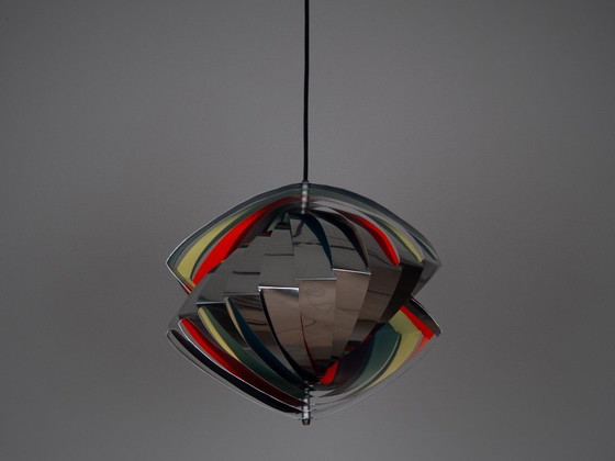Image 1 of Danish vintage pendant lamp Konkylie by Louis Weisdorf, Lyfa, 1963