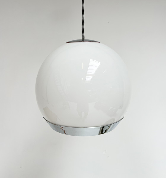 Image 1 of Round ceiling lamp in Space Age style, 1970's