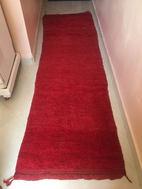 Image 1 of Handgeknüpfter Berberteppich – im Bohème-Stil, 300 cm x 90 cm