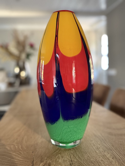 Vase Murano Vintage 32 cm de haut