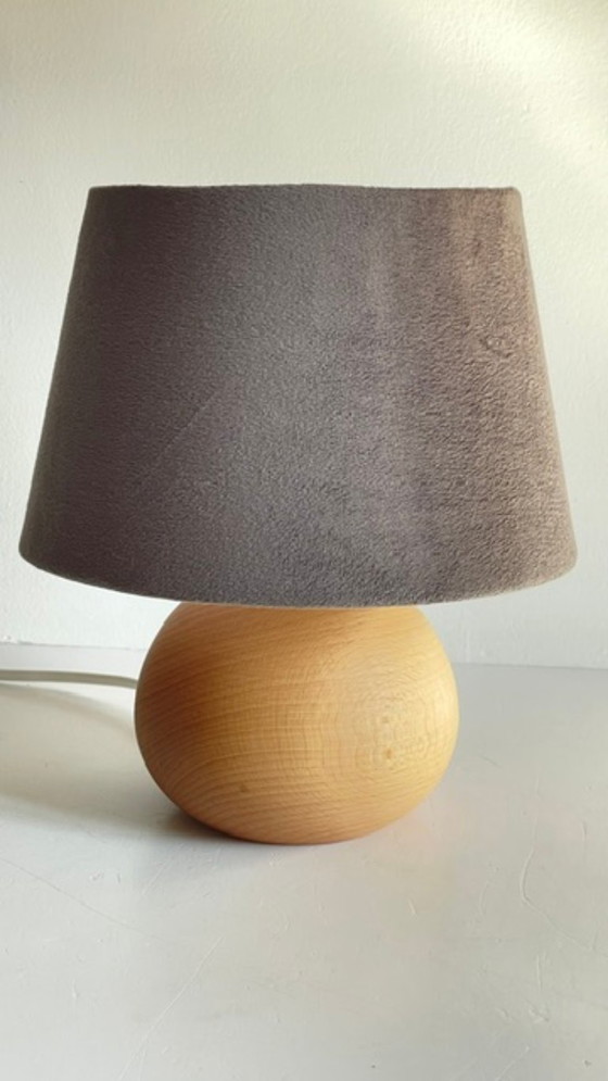 Lampada da Tavolo in Legno Grezzo COREP Begles – COREP FRANCE, Lampade da tavolo, Velluto (photo 21 of 23)