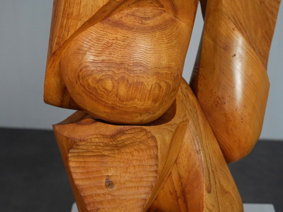 Escultura monumental “Herbalans” de Joop van Bergen, Países Bajos, década de 1980. – Wood (photo 8 of 10)