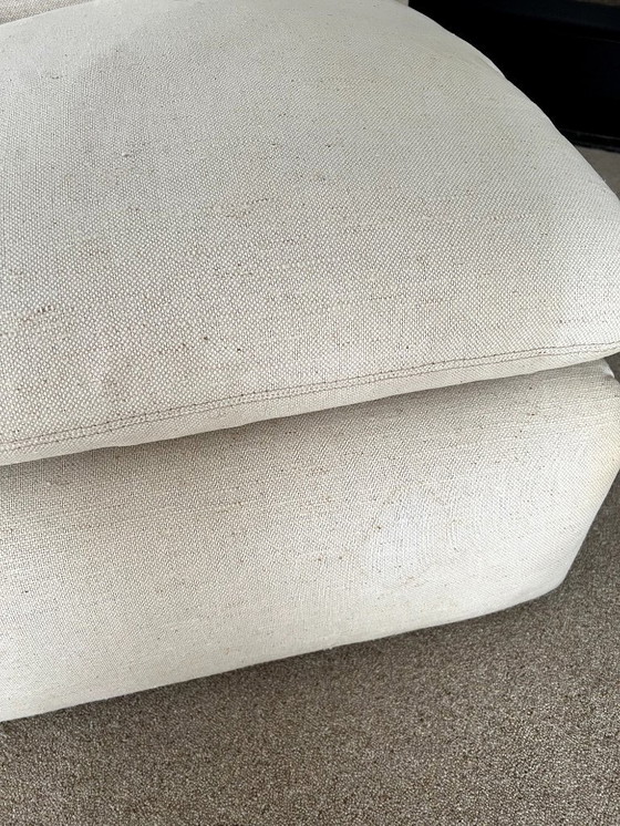 Image 1 of Vintage 1960s sofa - white fabric