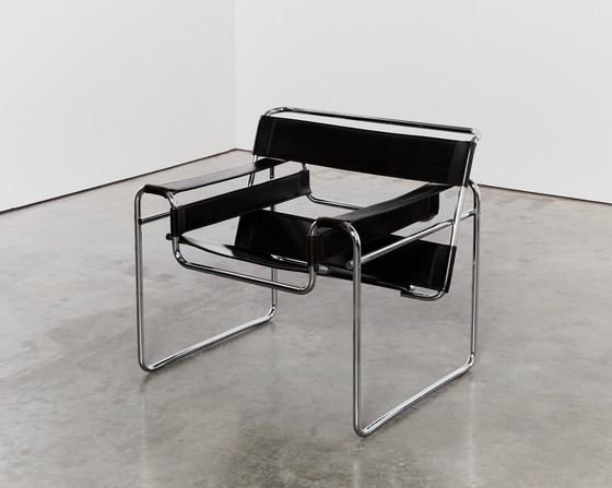 Image 1 of Sedia originale di Wassily - edizione Fasem - timbrata