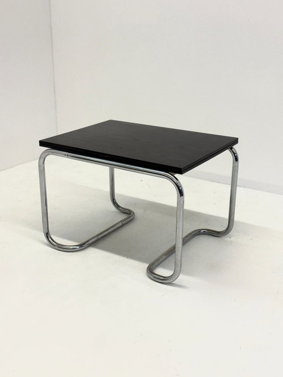Image 1 of Acerbis dining table with black oak top by Giotto Stoppino