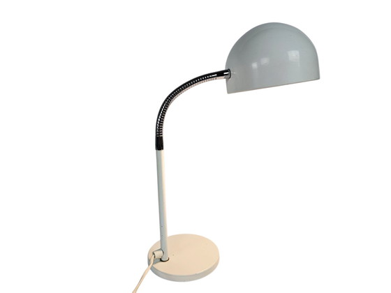 Image 1 of Hala Zeist - modèle 768 - lampe de table - blanc - col flexible - 3e quart 20e siècle