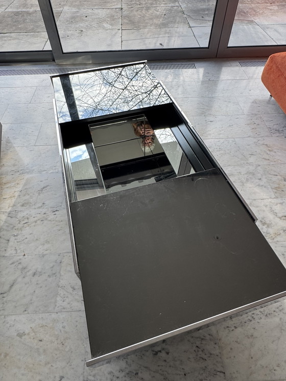 Image 1 of Spiegel Salontafel/Bar mit opbrtgruimte für Glasur und Flessen 