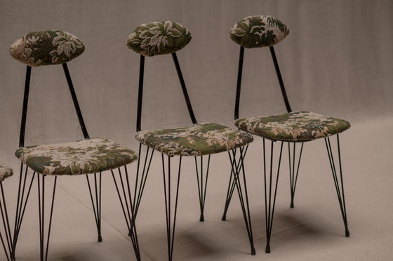 Image 1 of Juego italiano de sillas de comedor de mediados de siglo, años 60