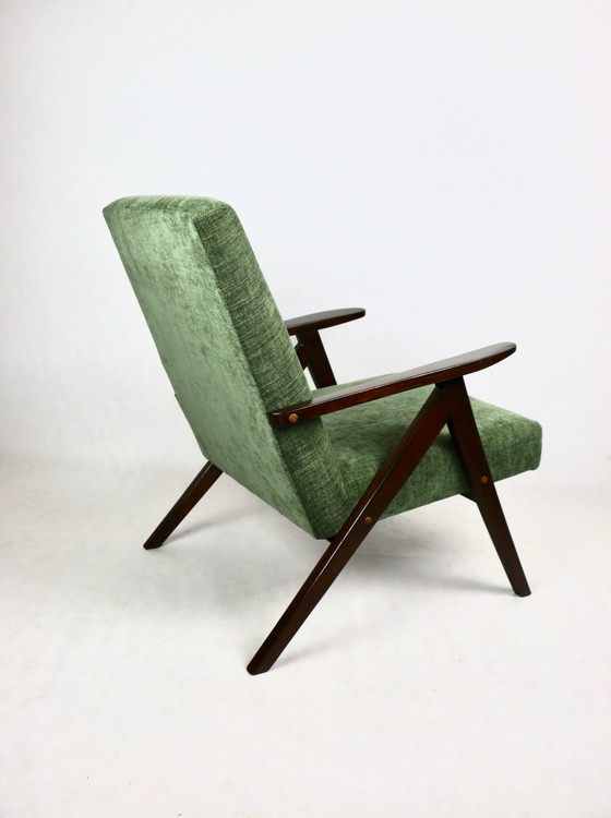 Image 1 of Fauteuil Vintage Vert Olive Modèle B-310, 1970S - Lot de 2 Fauteuils