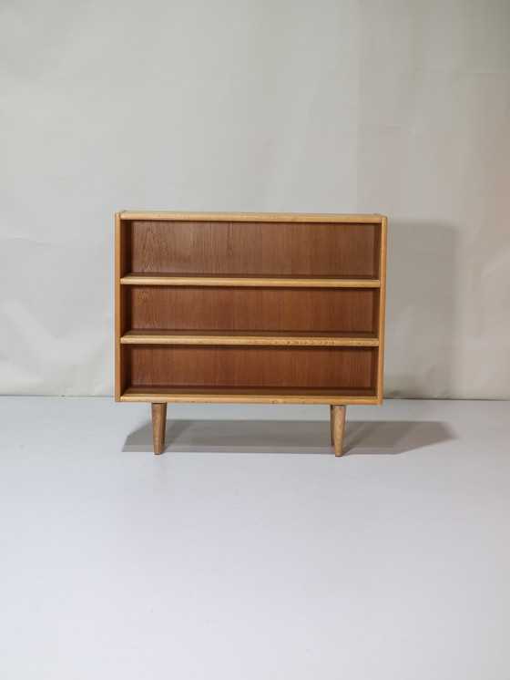 Image 1 of Bookcase Oak Danish 1960s Vintage