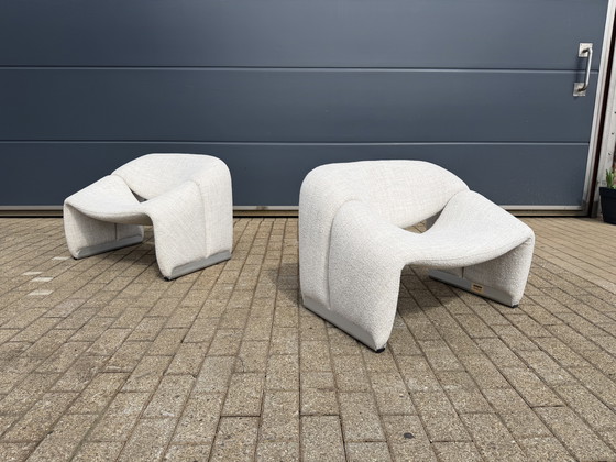 Image 1 of Artifort F598 Groovy armchairs in mint condition!! Pierre Paulin