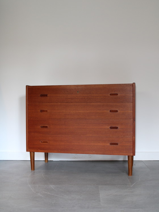 Commode large vintage danoise en teck – Wood (photo 3 of 8)