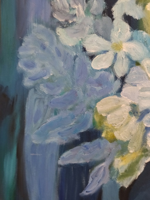 Flower bouquet painting