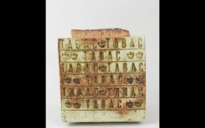 Image 1 of Porta tabacco in ceramica Roger Capron con decoro &quot;Sole&quot;, Vallauris, Francia, anni &#39;50