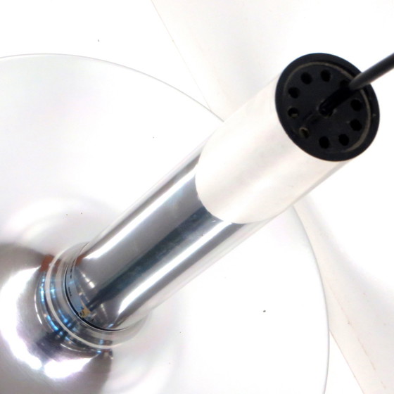 Image 1 of Vintage Space Age Pendant Lamp in Chrome by Erco