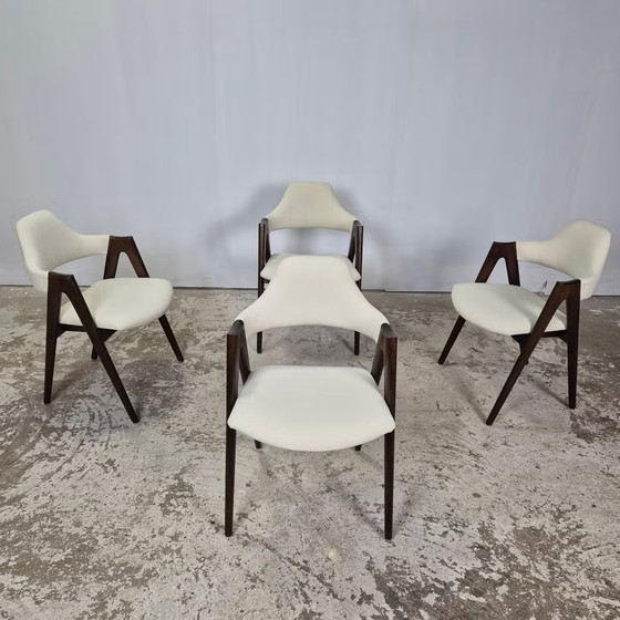 4x Kai Kristiansen Compass chair Sedie danesi vintage – Sedie e poltrone, Legno (photo 3 of 19)