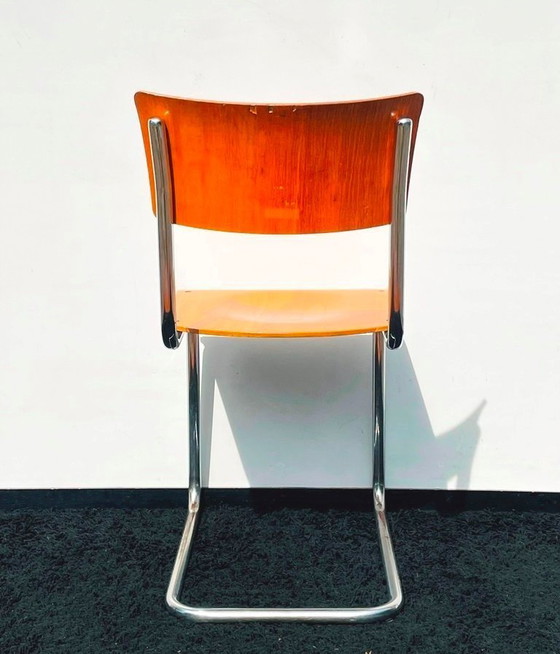 Image 1 of 3 vintage stoelen Mart Stam [ Bauhaus ] industrieel 1930s
