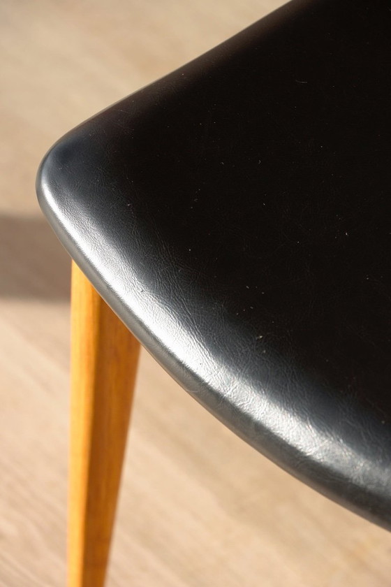 Image 1 of Set of 6 Vintage Scandinavian Teak Chairs – 1960s