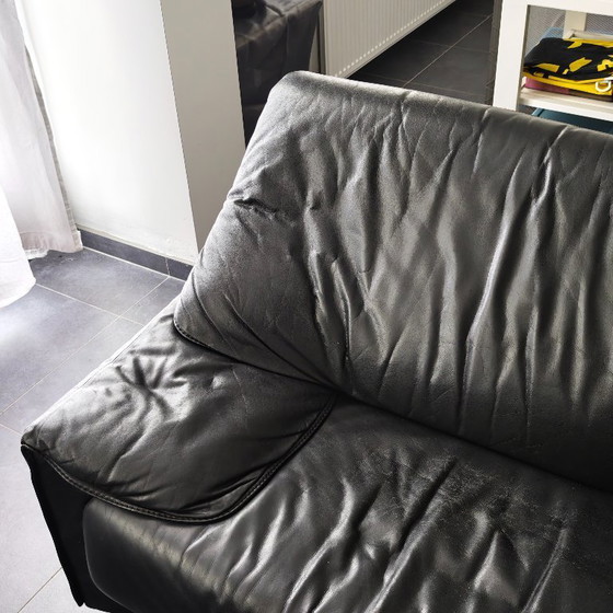 Image 1 of Jori black leather armchairs vintage