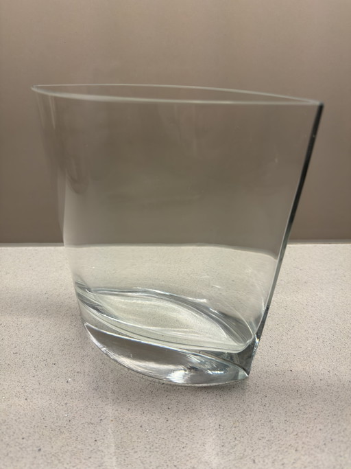 Heavy Krosno vase, 18cm height