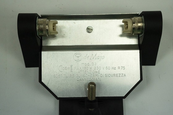 Image 1 of Ensemble de six appliques De Majo en verre de Murano rose épais. Italie, années 1980