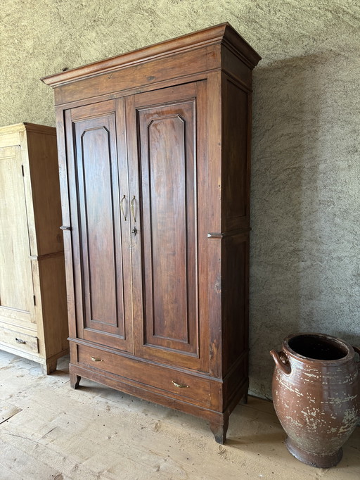 Armadio rustico italiano in legno primi 900