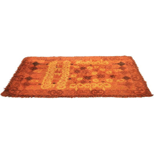 Tapis de laine vintage danois années 1970