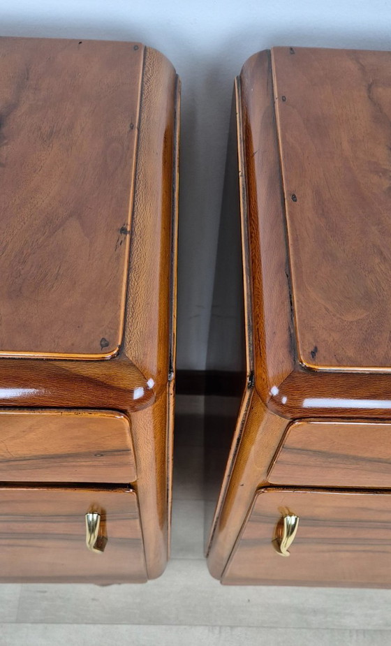 Image 1 of Tables de chevet Art Déco Emiliani 1934