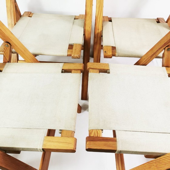 Image 1 of Set klapstoelen Bialskie Fabryki Mebli Biała Podlaska jaren 70