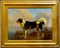 Dog - Oil on Canvas by Filippo Palizzi - Second Half of 19th Century – schilderijen tekeningen, Wood (photo 2 of 4)