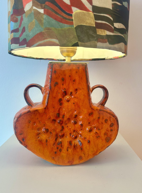 Image 1 of Cordless table lamp – a unique upcycled piece made from 1970s ceramic