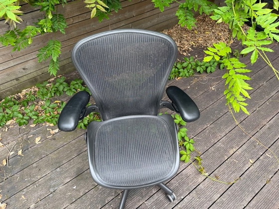 Image 1 of Herman Miller Aeron office chair with anthracite base