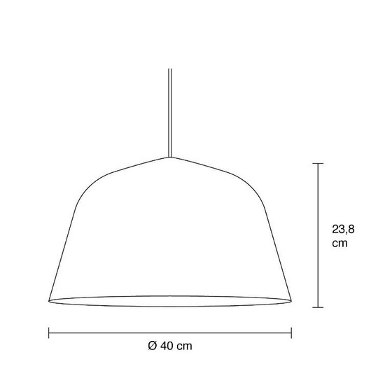 Image 1 of 2x Muuto - Ambit Pendelleuchte Ø40 - grün