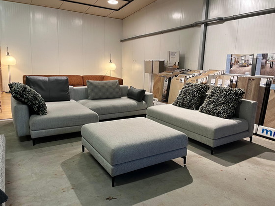 Image 1 of Rolf Benz Nuvola Corner Sofa + Stool