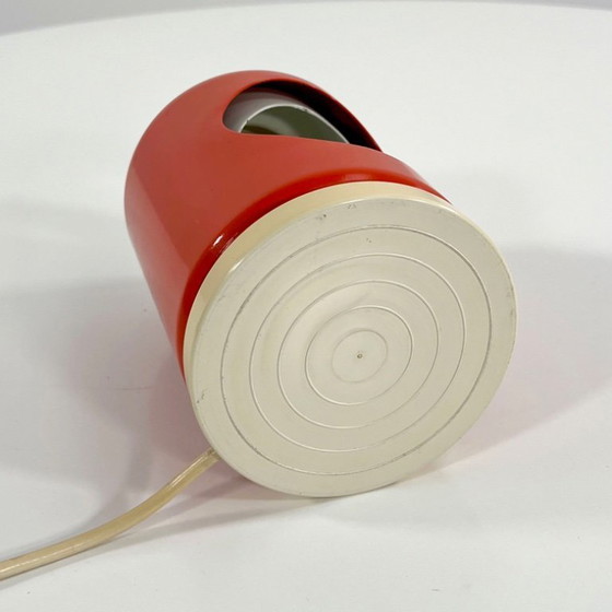 Image 1 of Orangefarbene Eclipse-Tischlampe von Goffredo Reggiani für Reggiani, 1960er Jahre