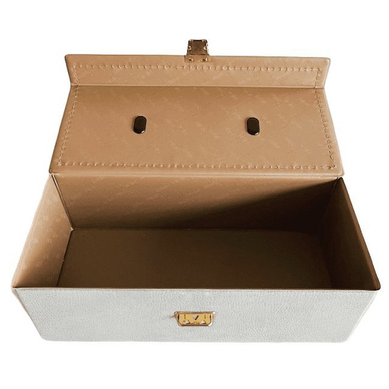 Image 1 of Custodia per cassette retrò vintage grigia Boa International anni '70