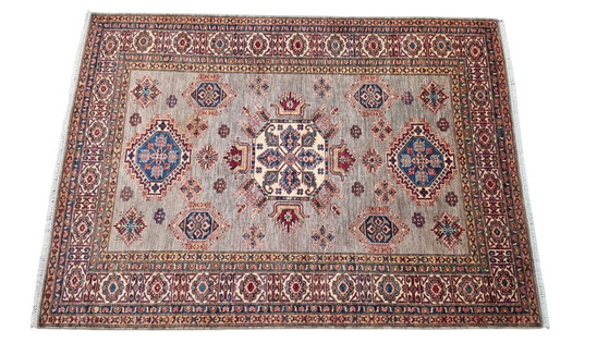 Image 1 of Handmade oriental wool Ziegler Kazak carpet New! 168x237cm