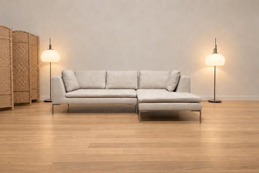 Canapé d'angle Charles neuf B&B Italia couleur écru + garantie