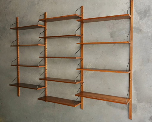 Mid-Century Danish Wall Unit by Poul Cadovius for Cado, 1960s