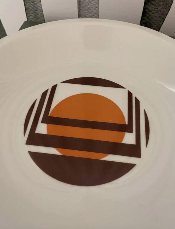 Image 1 of Lot d'Assiettes Creuses Années 70