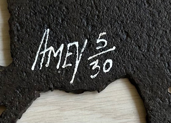 Paul Amey - Wolf, Art, Cast Iron, Black (photo 5 of 5)