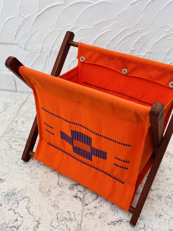 Image 1 of Porte-revue en tissus vintage 