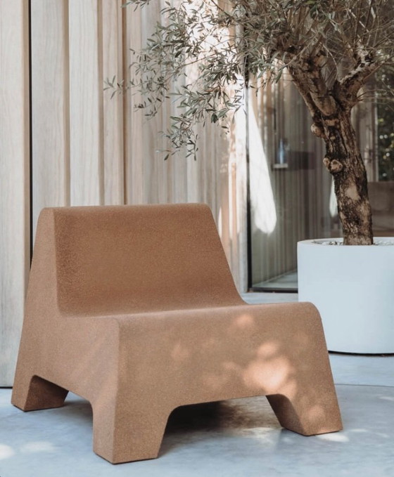 Image 1 of Silla de diseño holandés Ameba con aspecto de corcho