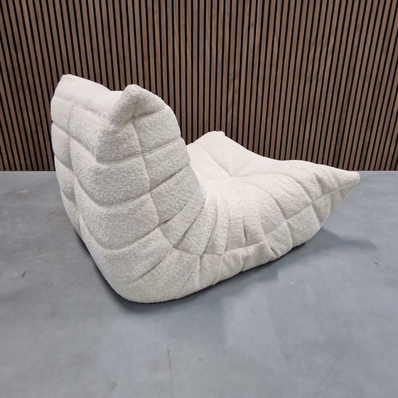 Image 1 of Ligne Roset Togo Bouclé Beige oneseater