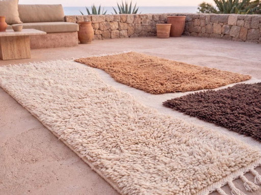 Tapis marocain élégant – Laine des montagnes de l'Atlas, fait main, 250 cm x 150 cm – vloerkleden en tapijten (photo 2 of 5)